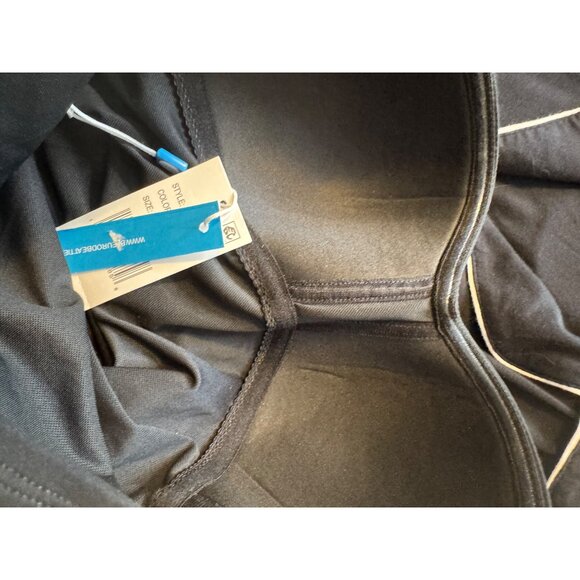 Bleu Rod Beattie Black White Size 8 Swim Tankini Top Straps Padded NWT $91 - Picture 7 of 9